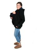 Muttermode Tragejacke Tupfen Kangaroo Baby Sweatshirt Kapuzenpullover Umstandsjacke