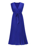 Muttermode Umstandskleider Partykleid Plisseekleid Rüschen Elegant Maxikleider